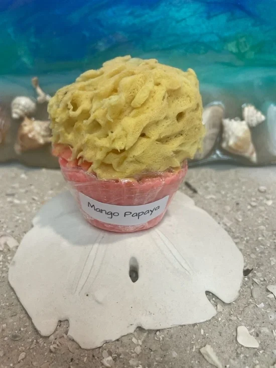 Bath Sponge with Natural Sea Sponge - Variety of Scents - Picture 3 of 5